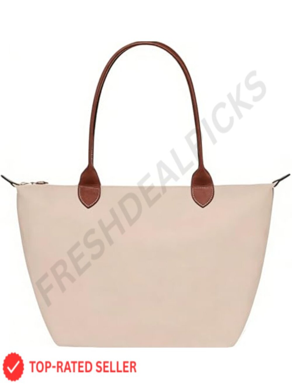 Large Waterproof Nylon Work Tote Bag for Women, Commuter Shoulder Bag, Fits